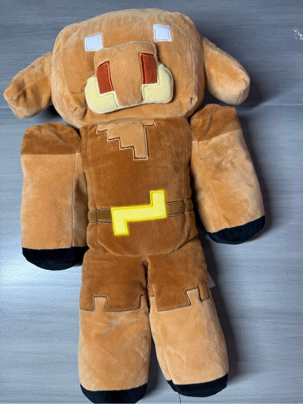 Minecraft Plush Pillow Buddy Piglin Brown Pixel-Style Character Kids 2022